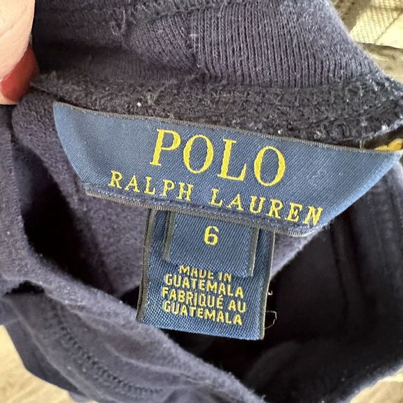 Polo Ralph‎ Lauren Joggers Kids Size 6 Sweatpants - Picture 4 of 5